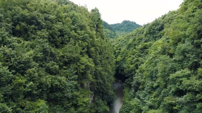 贵州山川河流大山深处航拍