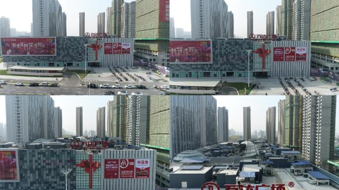 郑州高新区万达广场航拍（2K50帧）