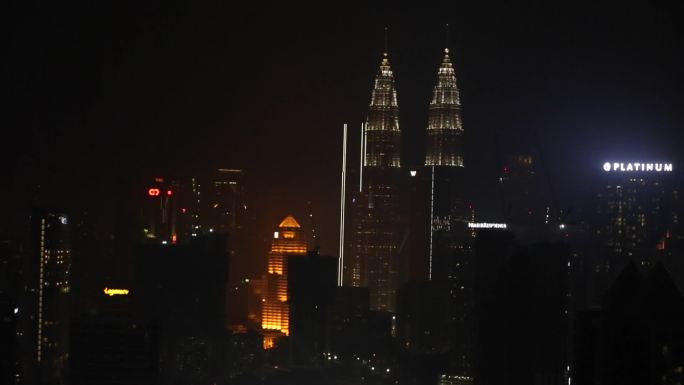 城市夜景吉隆坡夜景