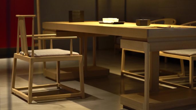 简约木质家具-茶桌