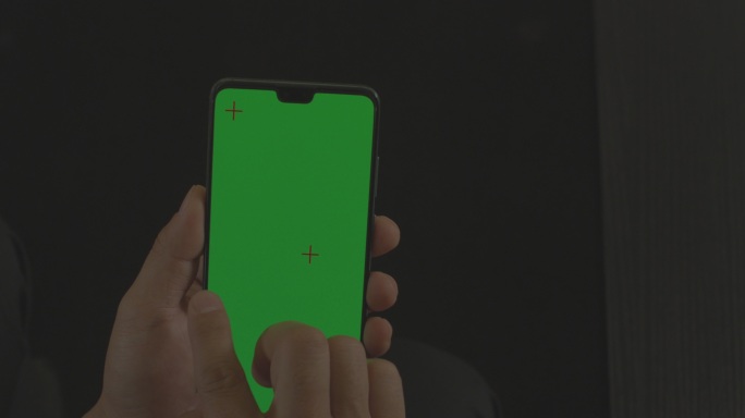 手机屏幕绿幕抠像划动点击手机屏幕