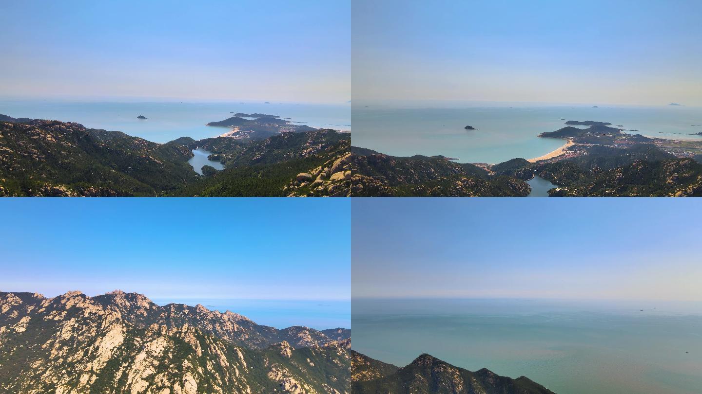 4K航拍崂山海景