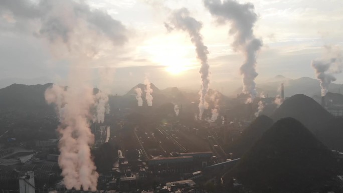 空气污染环境保护山区工业环境污染
