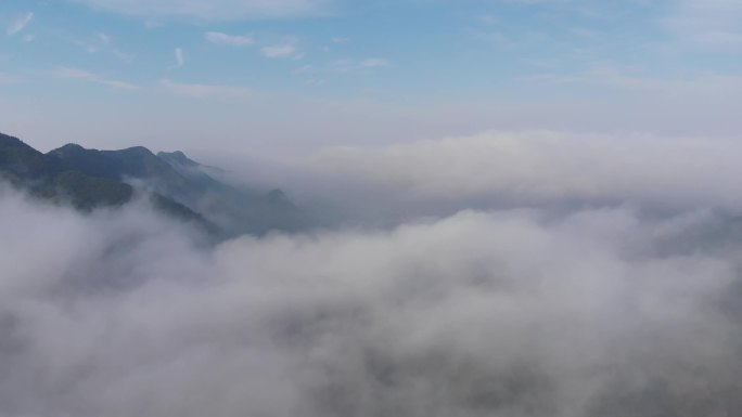 贵州山区云雾航拍