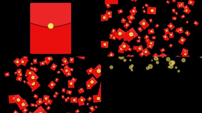 红包雨金币雨mg红包动画预览视频