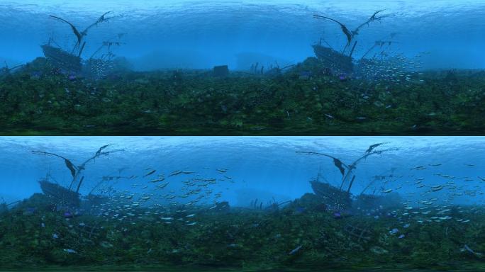 4K海底VR360度全景