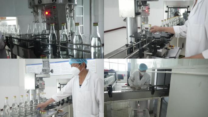 工厂酒厂饮料厂玻璃瓶装水生产线