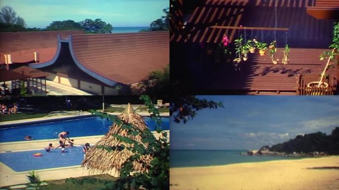 70年代游客斯里兰卡科伦坡海岛