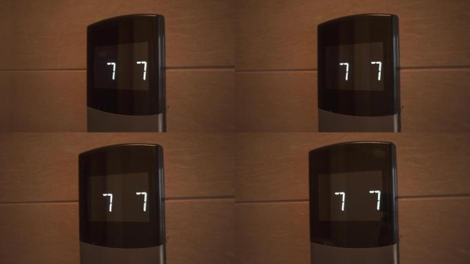电梯7层显示屏