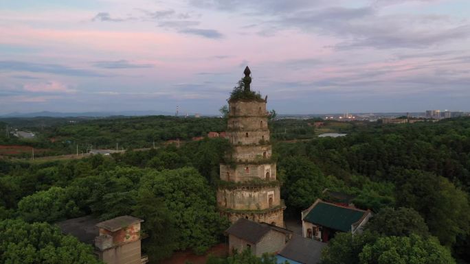 衡阳珠晖塔环绕视频