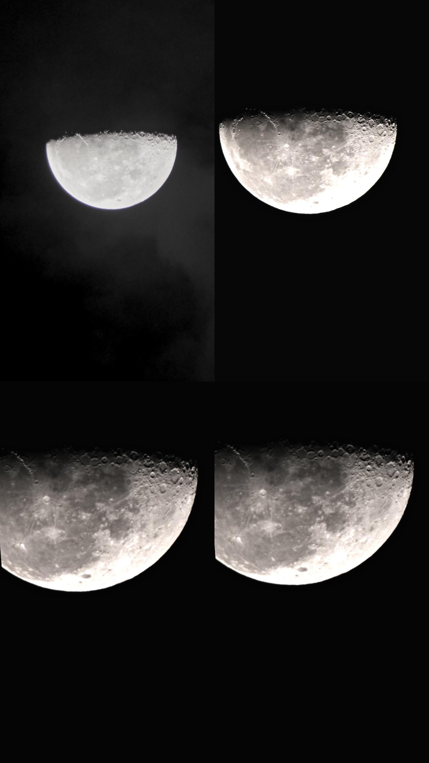 月半球月相月亮月球天文月光