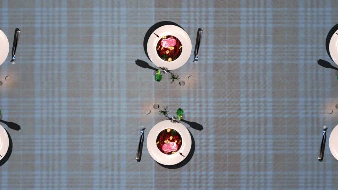 3svj-趣味烤牛排餐桌投影