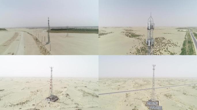 沙漠各类移动电信联通信号塔