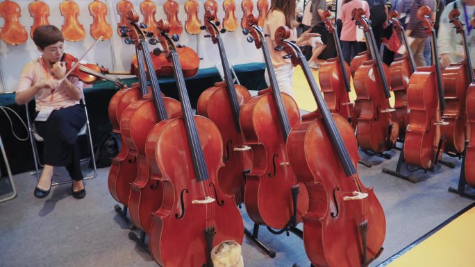 北京乐器展小提琴大提琴中提琴