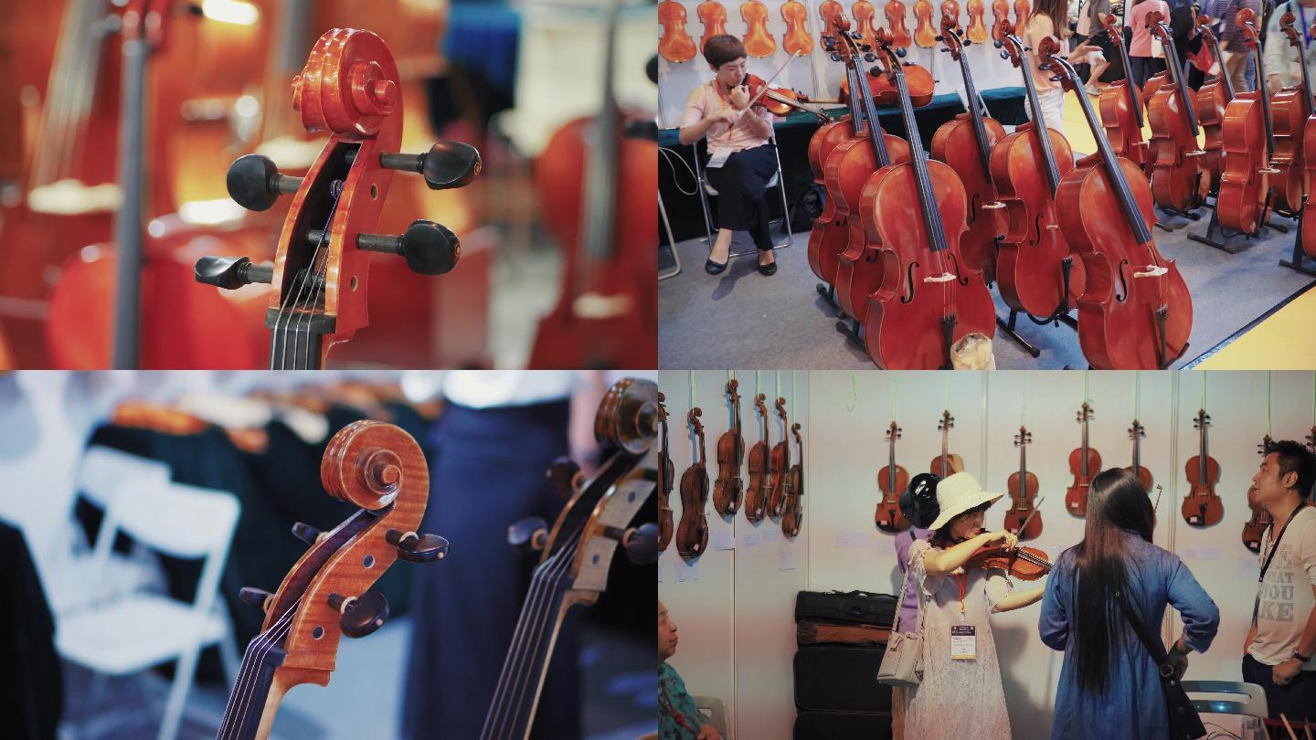 北京乐器展小提琴大提琴中提琴