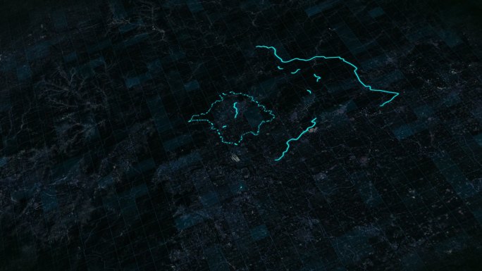 吉林辽源市地图俯冲云层地球布局业务分布