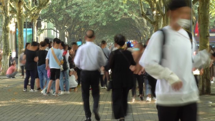 宣传片常用人群人流