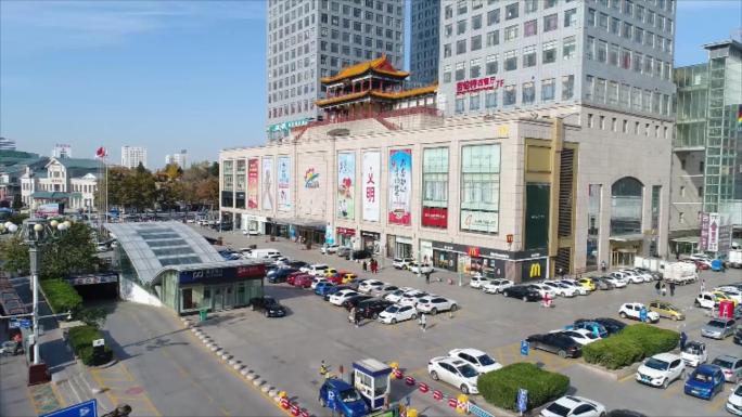 高清-济宁高清运河城商业街周边地标建筑