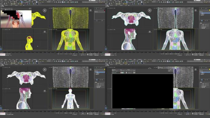 3DMAX人体医疗模型
