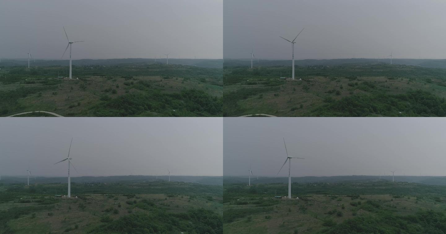 滁州航拍风力发电