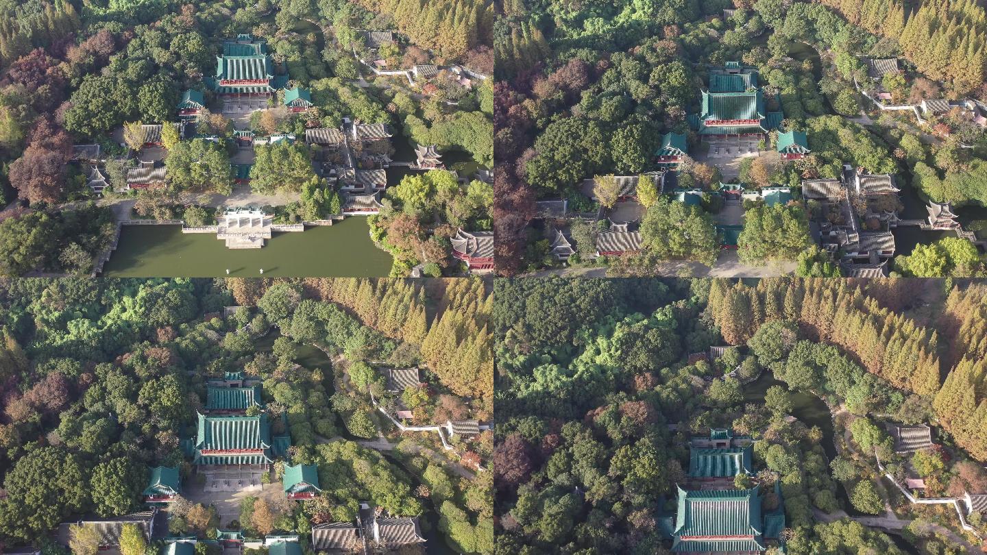 4K原素材-航拍上海大观园
