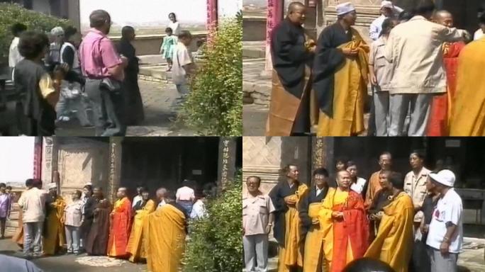 上世纪80年代佛教寺庙僧侣和尚