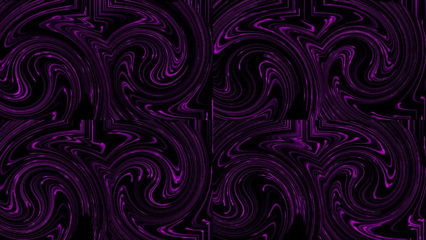 抽象紫色粒子游走线条晚会背景