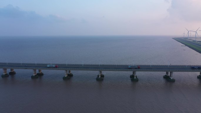 东海大桥4k航拍