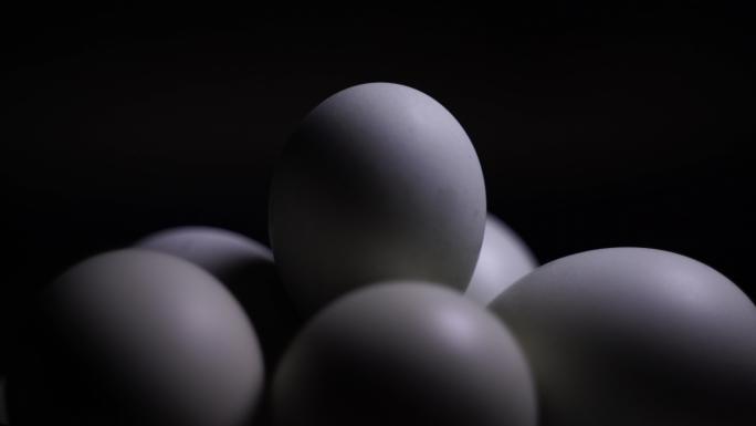 4K拍摄鸡蛋，土鸡蛋，鸡蛋特写实拍土鸡蛋
