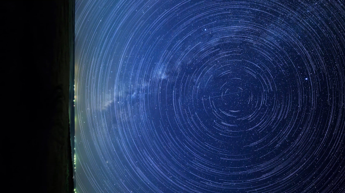4K竖版星轨视频