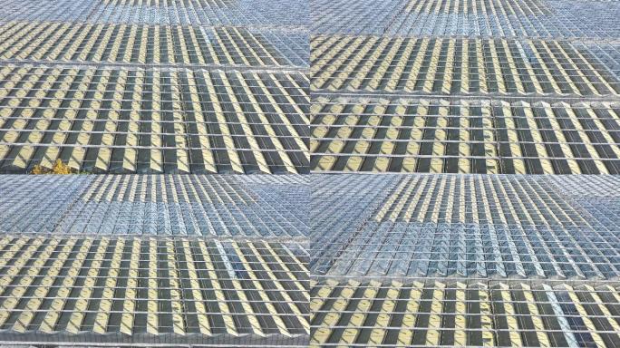 4K原素材-航拍上海太阳能温室