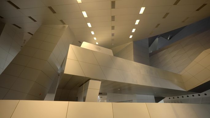 原创拍摄现代会展中心艺术空间
