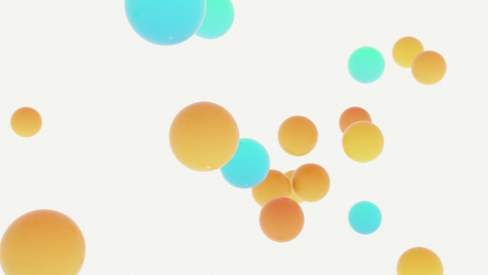 彩色小球动态视频背景