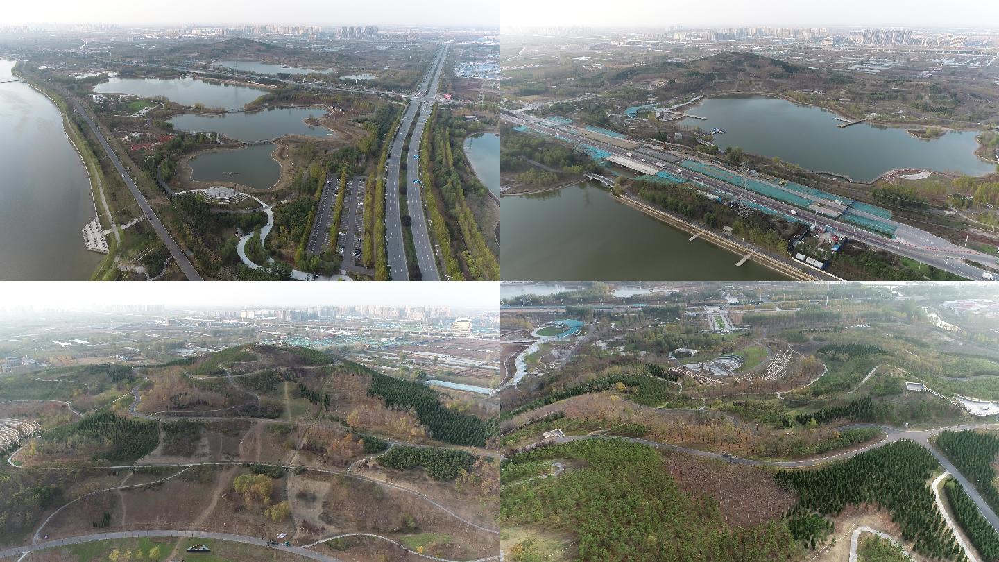 郑州牟山湿地公园风景（4K50帧）