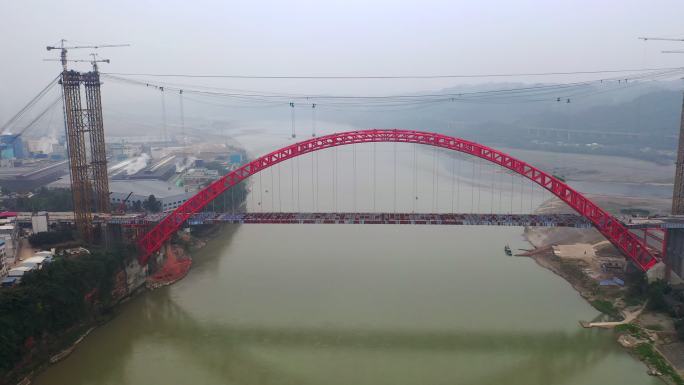 航拍仁沐新高速公路建设12（4K）