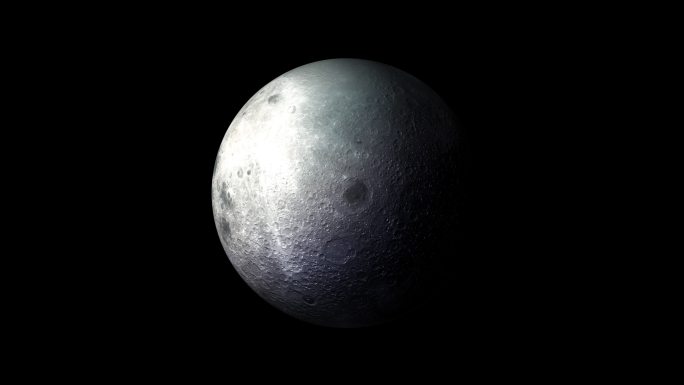 月球旋转表面天文观测太空
