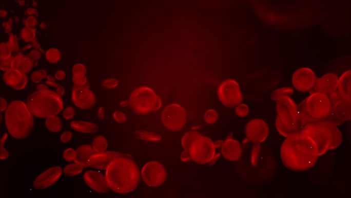 医学上红色血细胞流过动脉