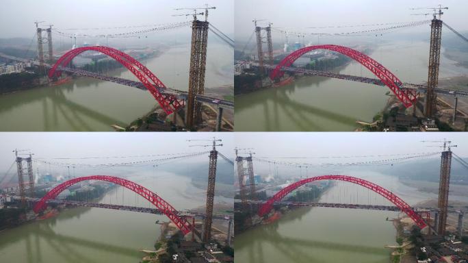 航拍仁沐新高速公路建设11（4K）