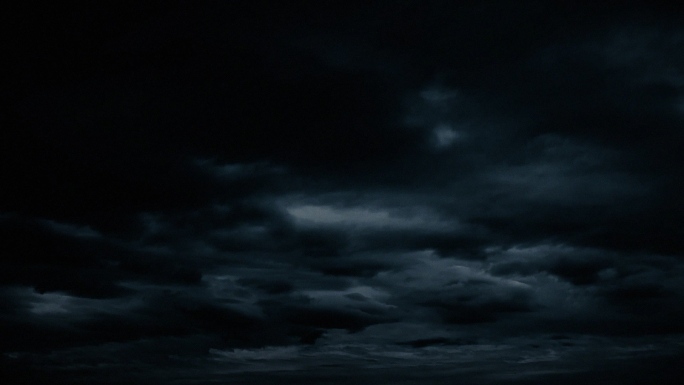 【HD天空】深夜恐怖阴天云层夜黑风高黑暗