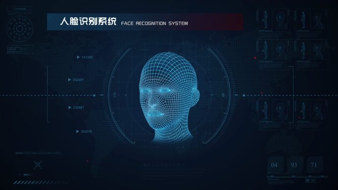 科技全息人脸面部识别（AE模板）