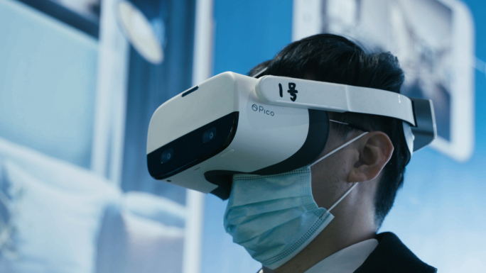 索尼4K虚拟现实vr设备体验素材【灰片】