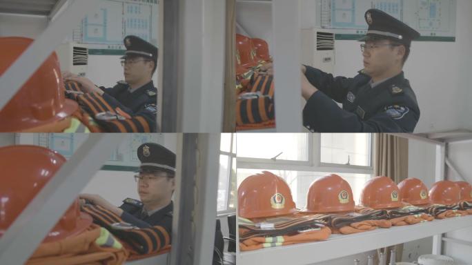 单位消防设施消防衣服帽子