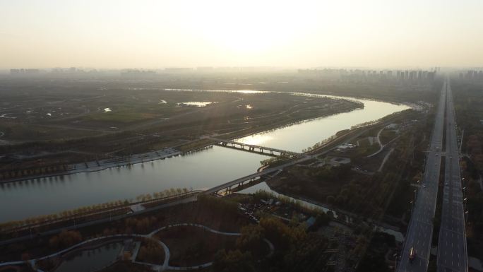 郑州贾鲁河全景（4K50帧）