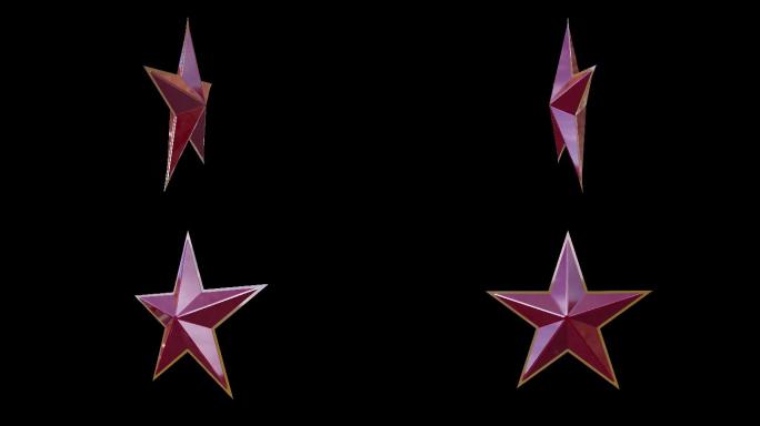 4k五角星星星创意五角星五角星
