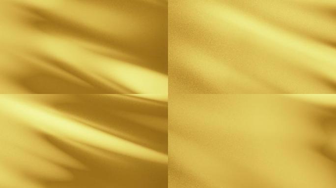 高端金色超宽屏布料丝绸背景4K