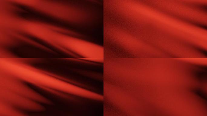 高端红色超宽屏布料丝绸背景4K
