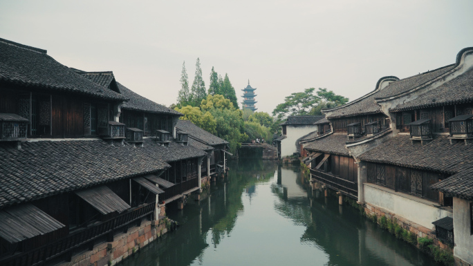 雨中游乌镇东栅西栅4K