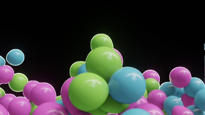 彩色气球派对