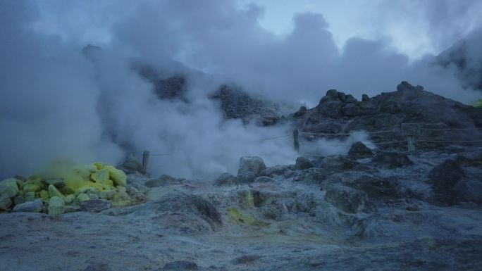 日本北海道硫磺山素材