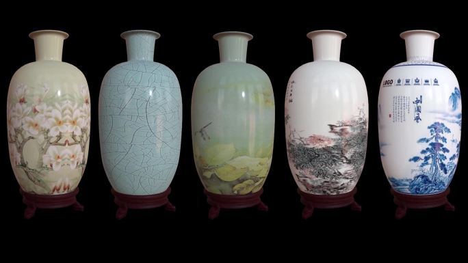 青花瓷瓷器陶瓷花瓶